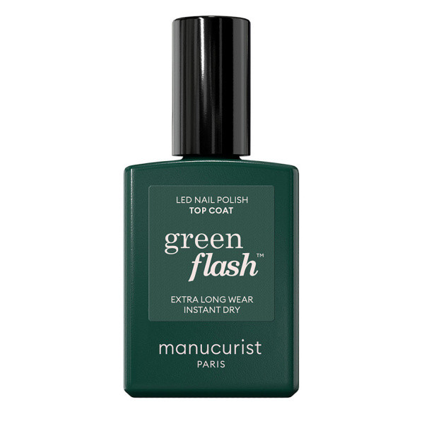 Manucurist Green Flash Top Coat LED gel na nehty  15 ml