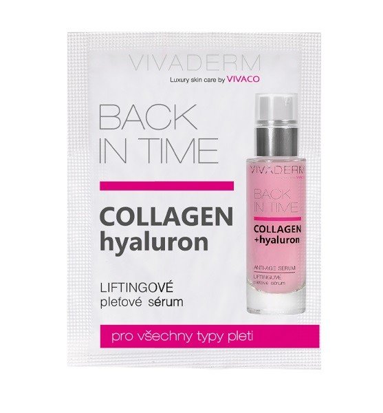 Vivaco Liftingové sérum COLLAGEN + hyaluron VIVADERM - vzorek 4 ml