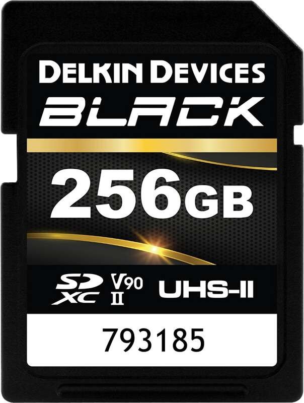 Delkin SDXC 256GB Black Rugged 300MB/s Class 10 UHS-II (V90) DSDBV90256BX