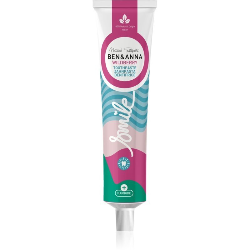 BEN&ANNA Toothpaste Wild Berry přírodní zubní pasta 75 ml