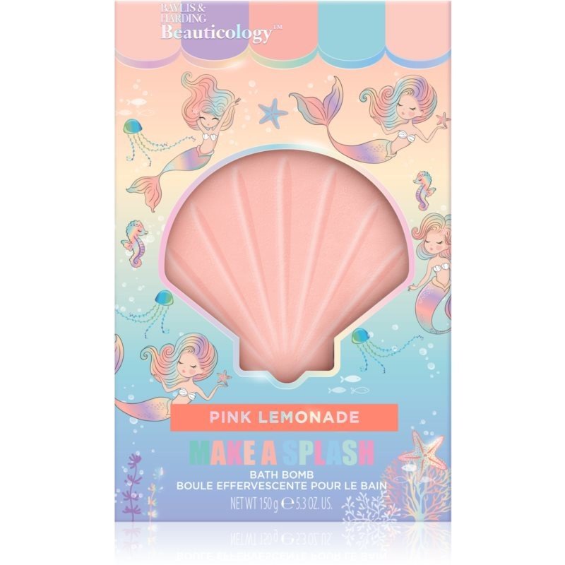 Baylis & Harding Beauticology Let's Be Mermaids koupelová bomba Vůně Pink Lemonade 150 g