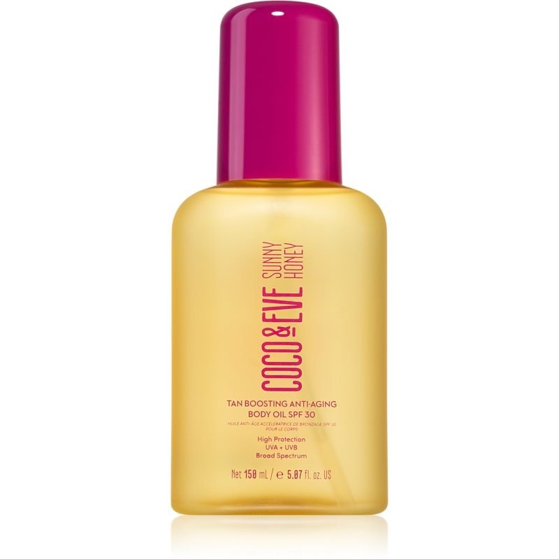 COCO & EVE - Tan Boosting Anti-aging Body Oil SPF30 - Tělový olej SPF30