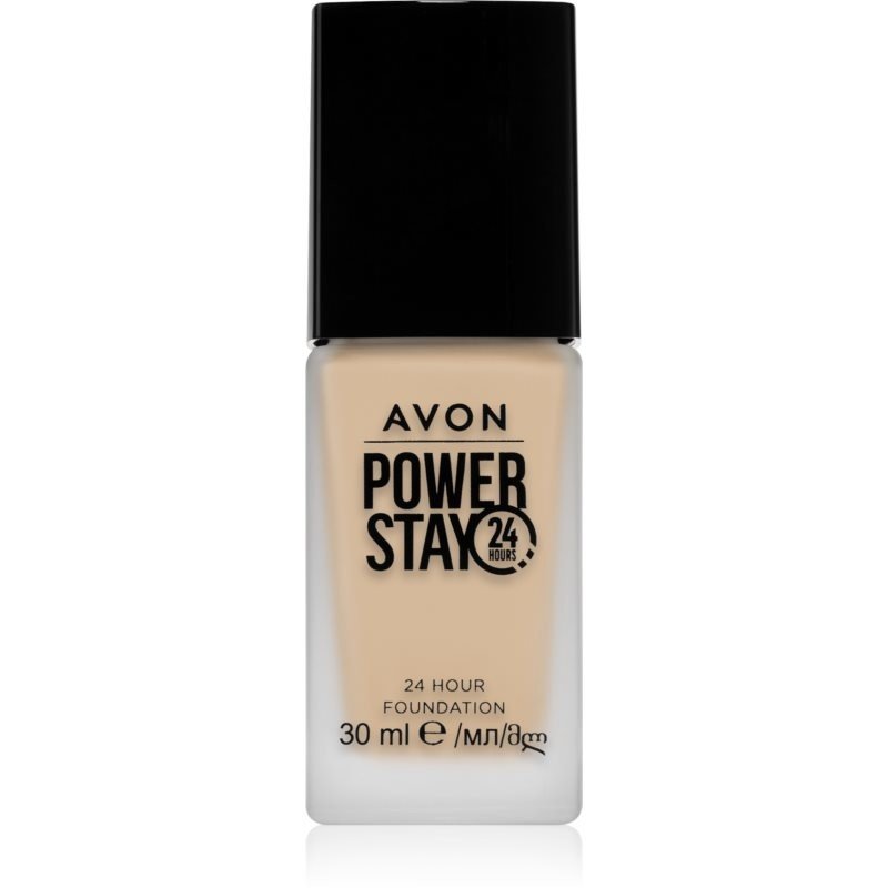 Avon Power Stay 24h dlouhotrvající make-up s matným efektem odstín 125 G Warm Ivory 30 ml