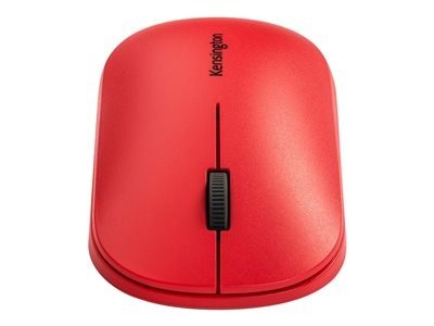 Kensington SureTrack - Myš - optický - 4 tlačítka - bezdrátový - 2.4 GHz, Bluetooth 3.0, Bluetooth 5.0 LE - bezdrátový přijímač USB - červená, K75352WW