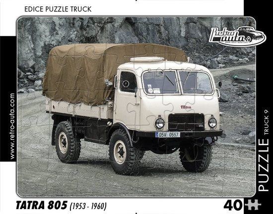 RETRO-AUTA Puzzle TRUCK č.9 Tatra 805 (1953-1960) 40 dílků
