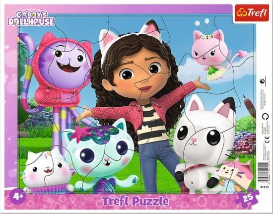 TREFL Puzzle Gábinin kouzelný domek 25 dílků
