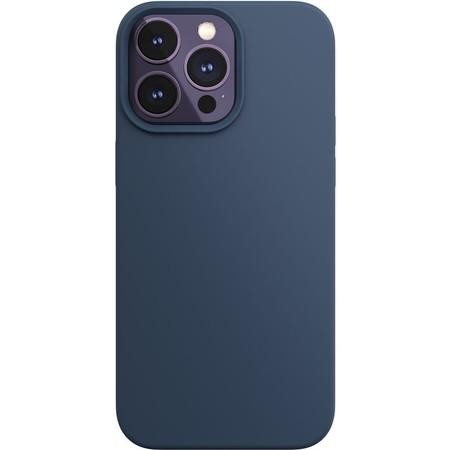 Next One MagSafe silikonový kryt iPhone 14 Pro Max modrý