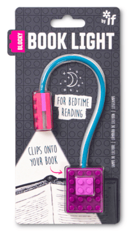 Světlo na knihu fialové