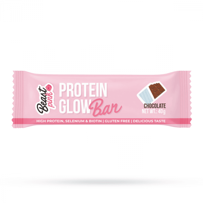 Protein GlowBar 40 g čokoláda - BeastPink