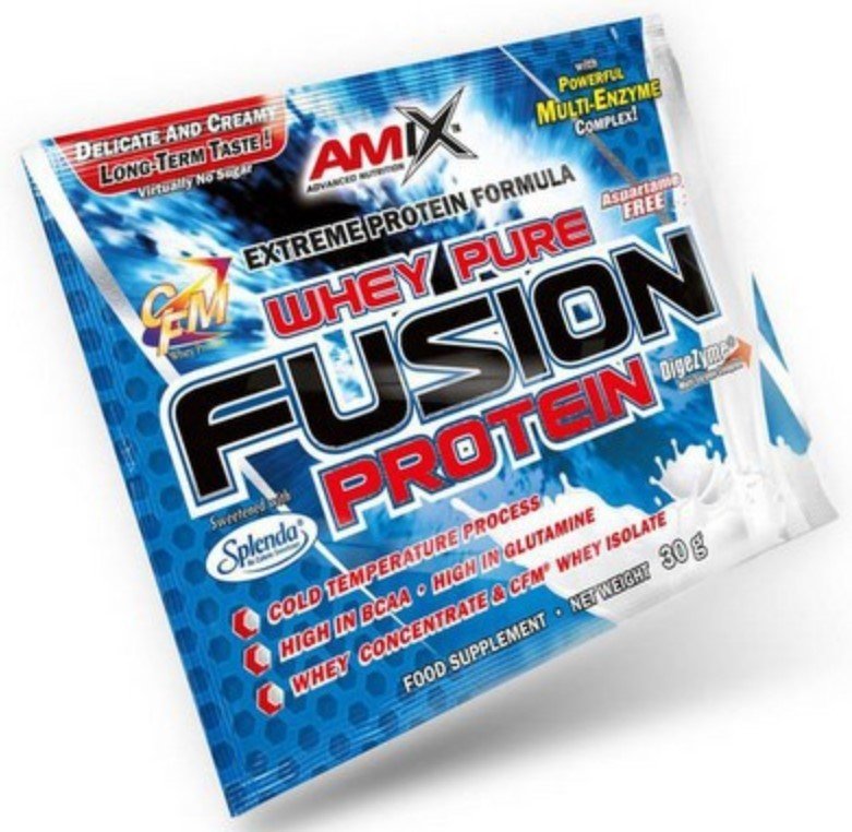 Proteinové tyčinky a sušenky Amix Amix Whey-Pro Fusion - 30g - Double White Chocolate