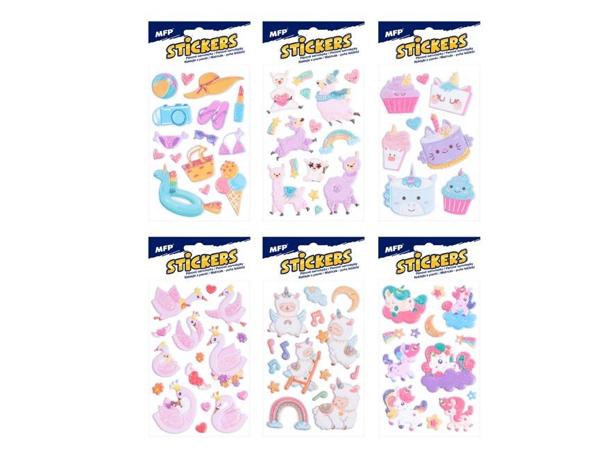 MFP 1032316 Samolepky foam mix 6122 16x8cm