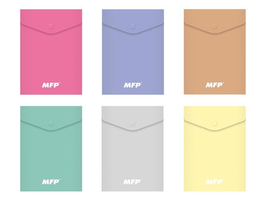 MFP 5370962 Složka M druk A6 PP vertikální pastel mix