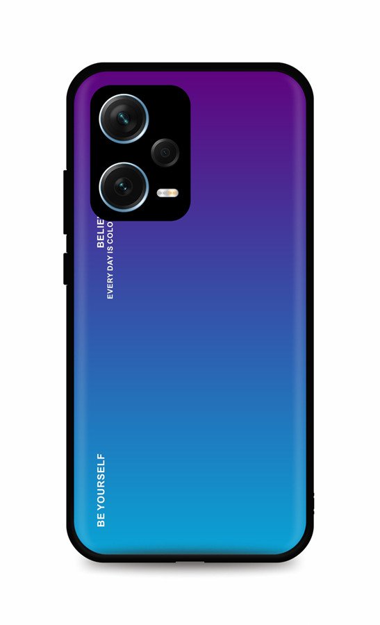 Kryt TopQ LUXURY Xiaomi Redmi Note 12 Pro+ 5G pevný duhový purpurový 96736