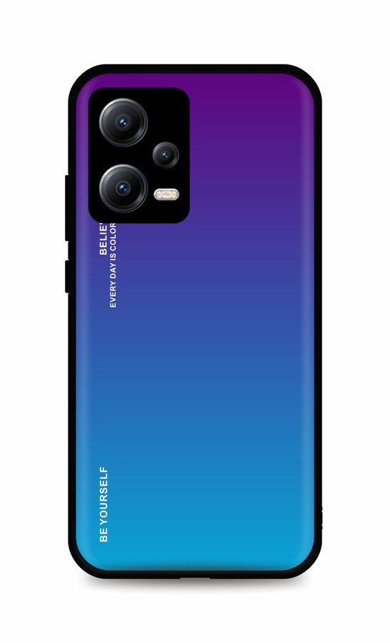 Kryt TopQ LUXURY Xiaomi Redmi Note 12 5G pevný duhový purpurový 96500
