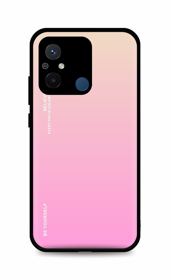 Kryt TopQ LUXURY Xiaomi Redmi 12C pevný duhový meruňkový 96201