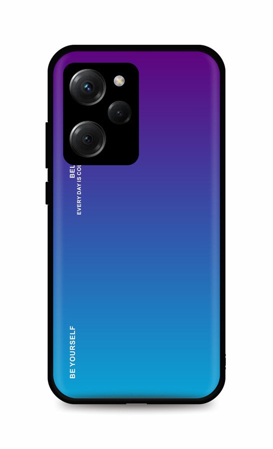 Kryt TopQ LUXURY Xiaomi Poco X5 Pro 5G pevný duhový purpurový 95977