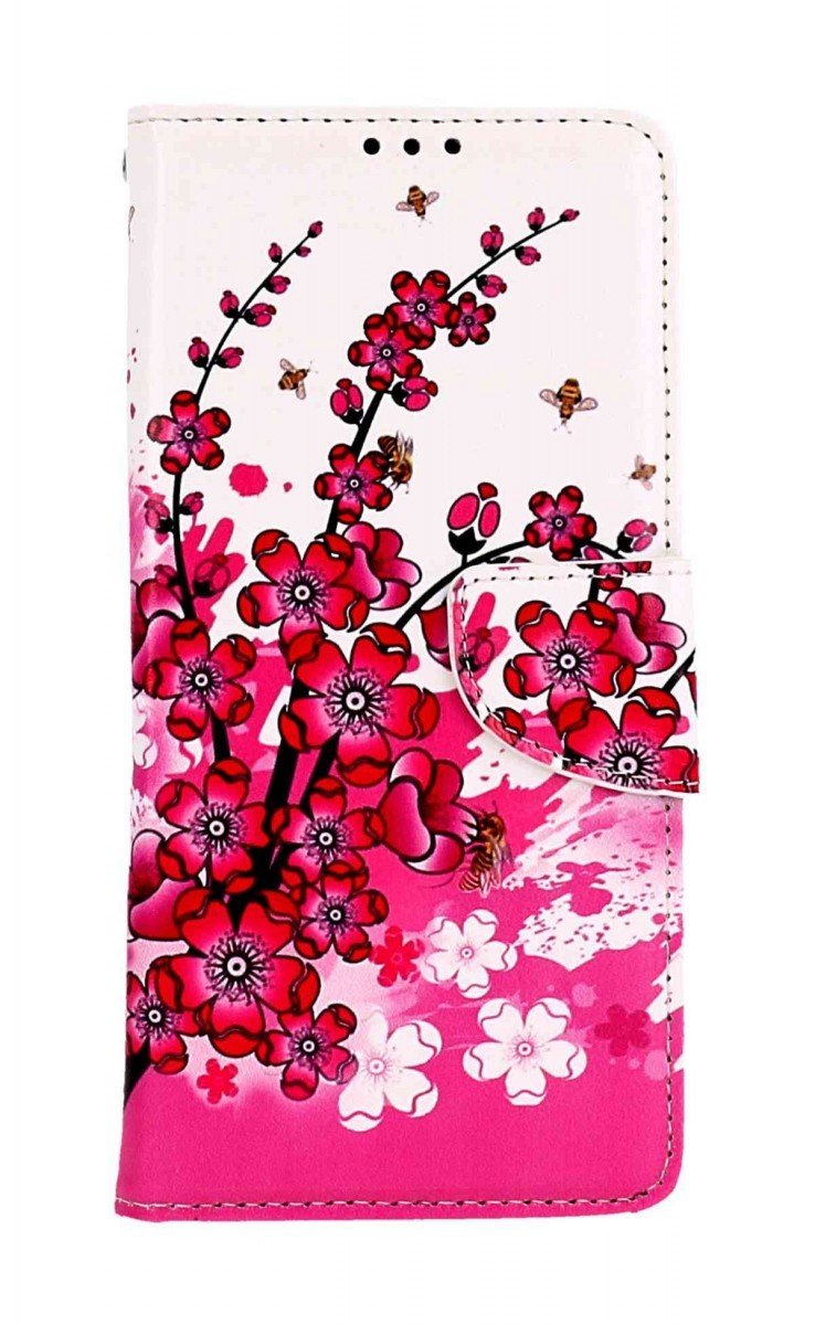 Pouzdro TopQ Xiaomi Redmi Note 12 Pro 5G knížkové Kytičky 95688