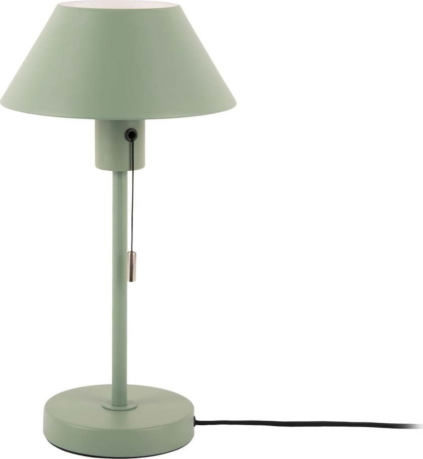 Zelená stolní lampa s kovovým stínidlem (výška 36 cm) Office Retro – Leitmotiv