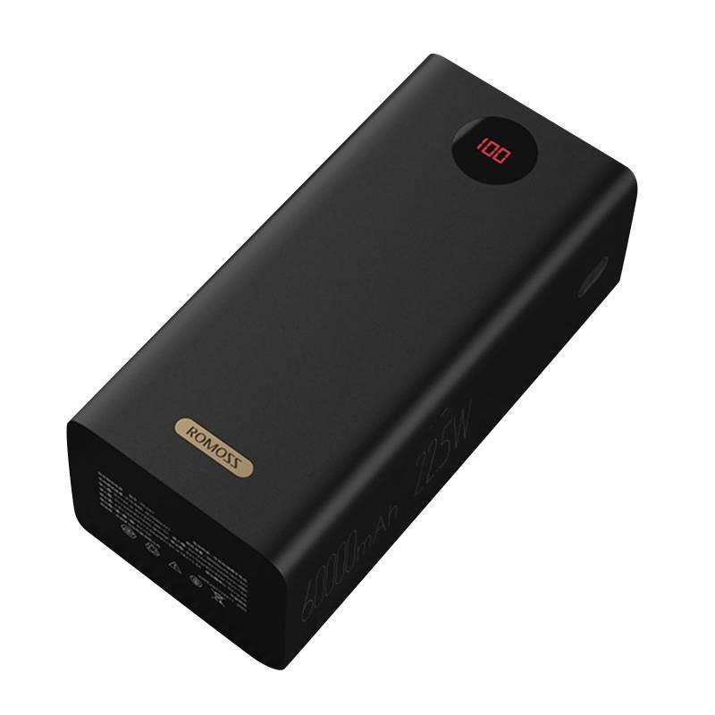 Romoss Powerbanka 60000mAh QC + PD, 22.5W černá, PEA60-152-2142