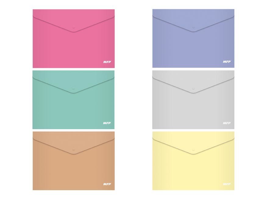 MFP 5370960 Složka M druk A4 PP pastel mix