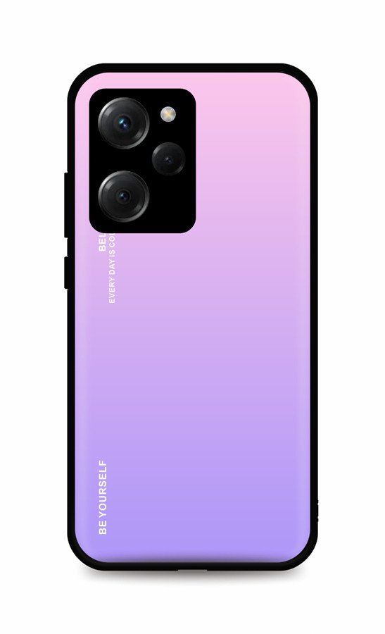 Kryt TopQ LUXURY Xiaomi Poco X5 Pro 5G pevný duhový růžový 95981