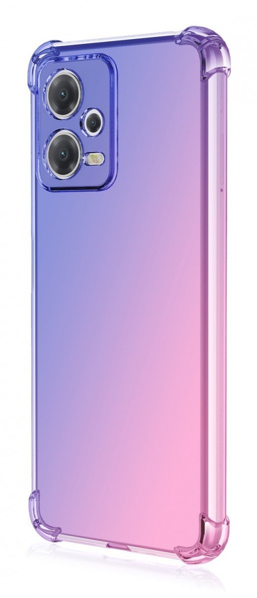 Kryt TopQ Xiaomi Poco X5 Pro 5G Shock duhový modro-růžový 95974