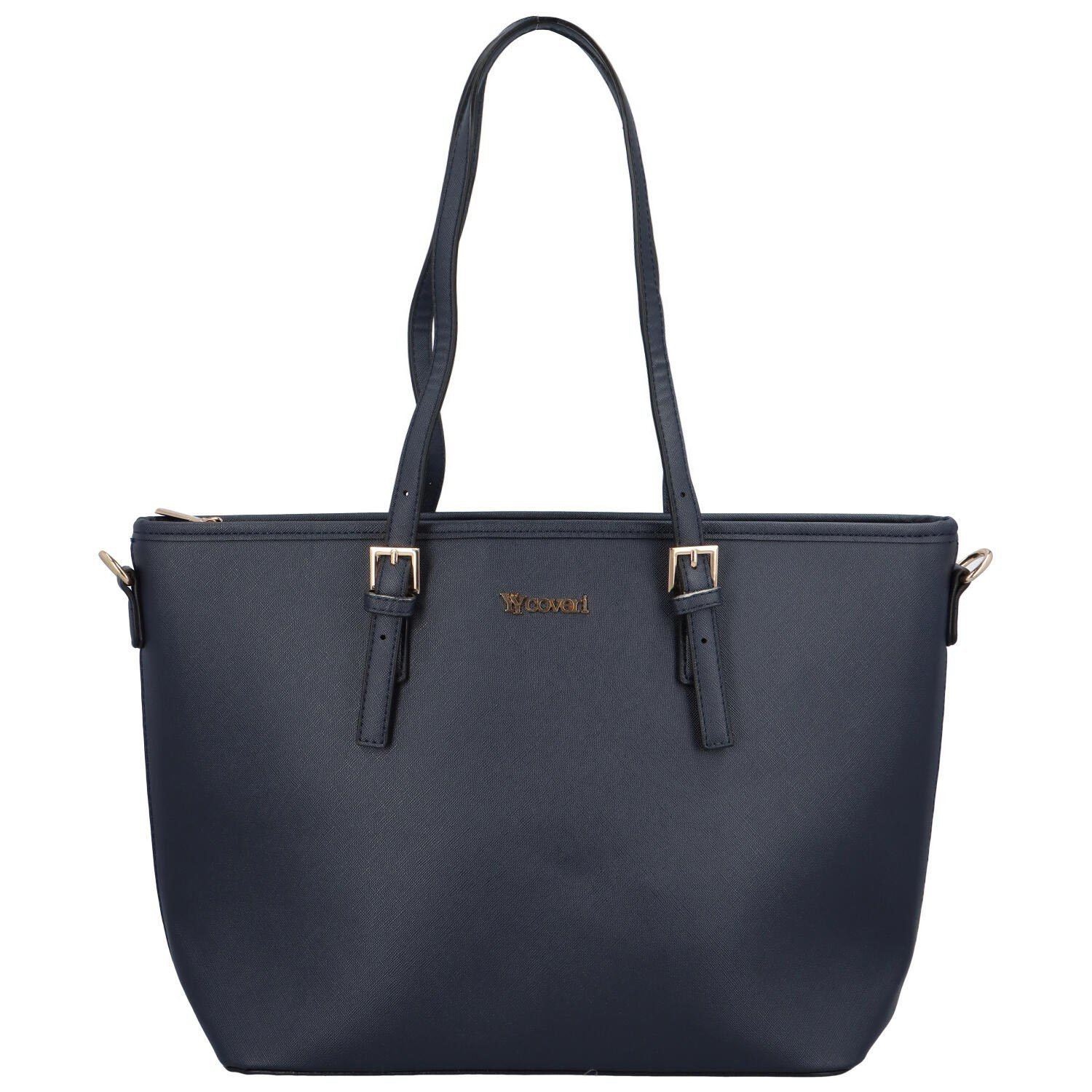 Elegantní koženková kabelka přes rameno Julie, tmavě modrá