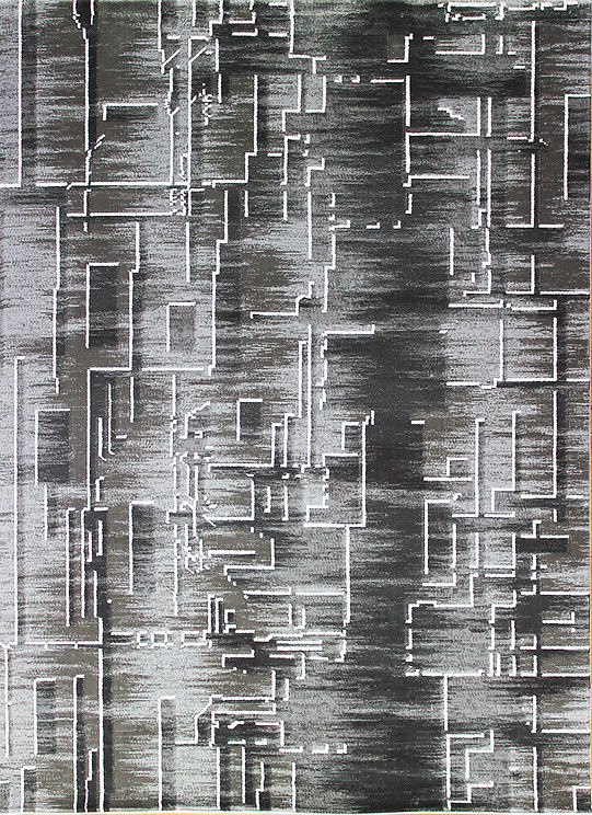 Berfin Dywany Kusový koberec Dizayn 2219 Grey - 80x150 cm Šedá