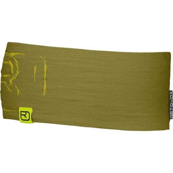 ORTOVOX 120 TEC LOGO HEADBAND Čelenka, khaki, velikost UNI