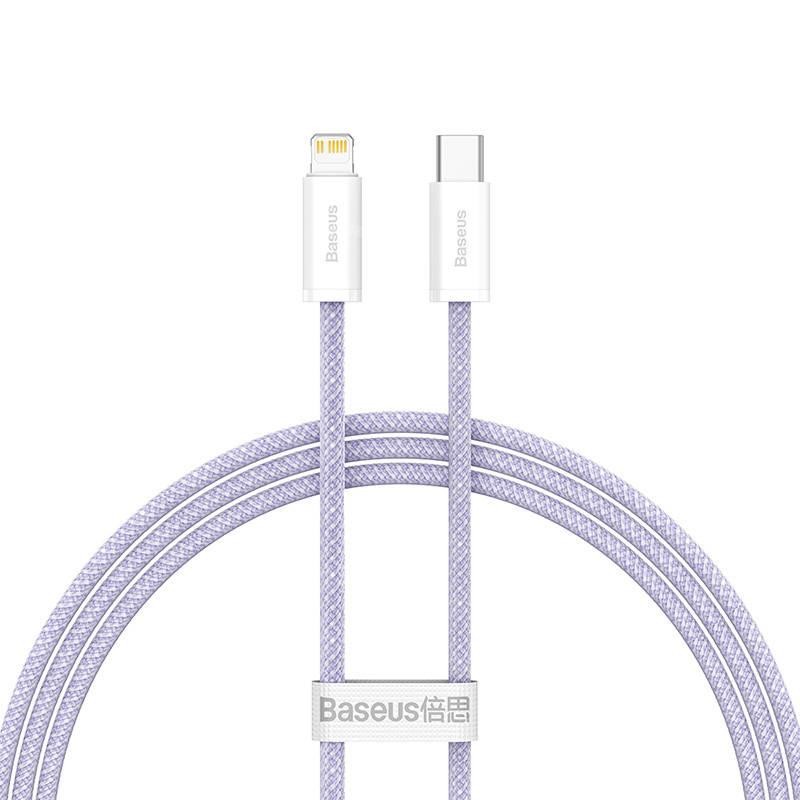 Kabel USB-C na Lightning Baseus Dynamic 2, 20W, 1m (fialový)