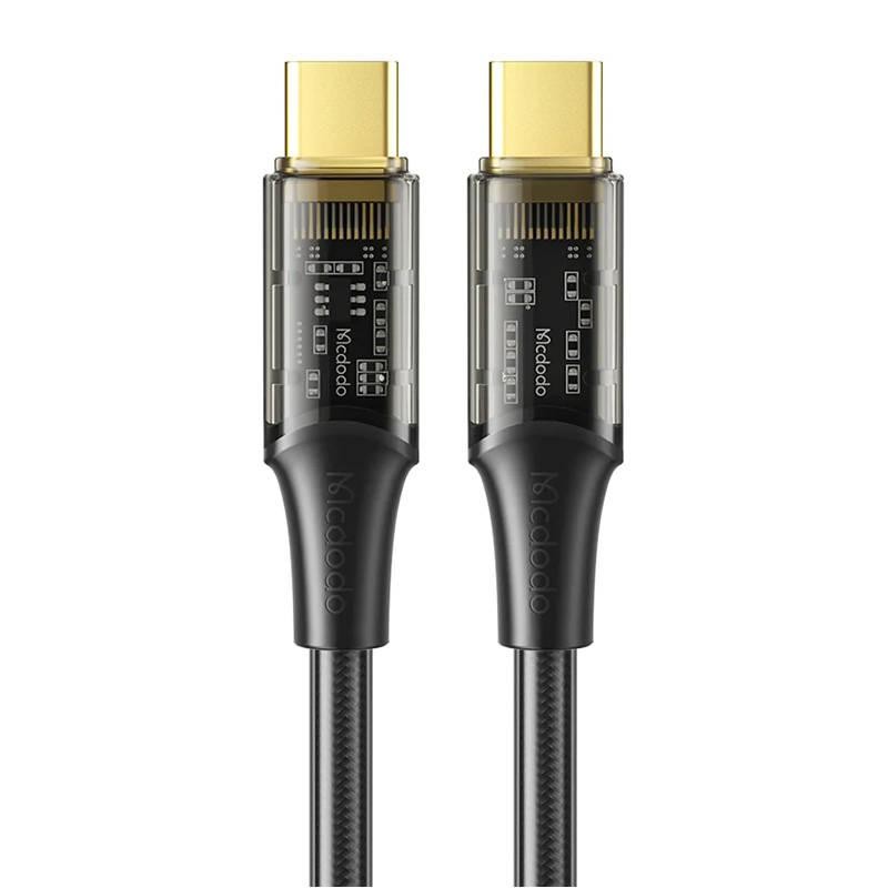 Kabel USB-C na USB-C Mcdodo CA-2110, PD 100W, 1,2 m (černý)
