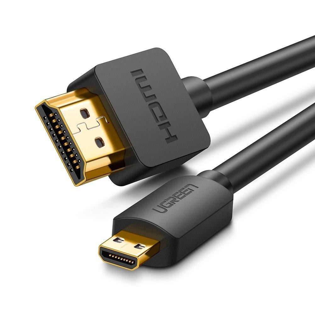 Kabel Micro HDMI - HDMI UGREEN 4K 3D 2m (černý)