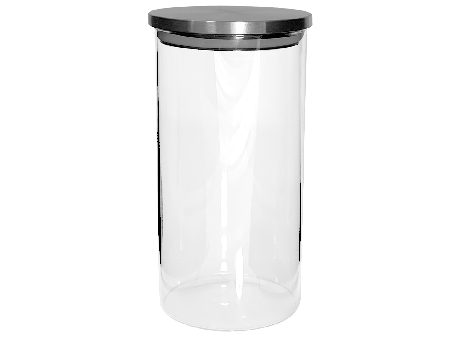FLORINA Dóza sklenice 1,25L s víčkem vzduchotěsná  TUBE