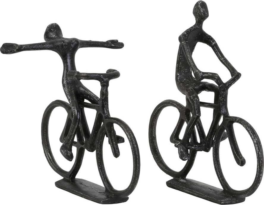 Kovové sošky v sadě 2 ks Cyclists – Light & Living