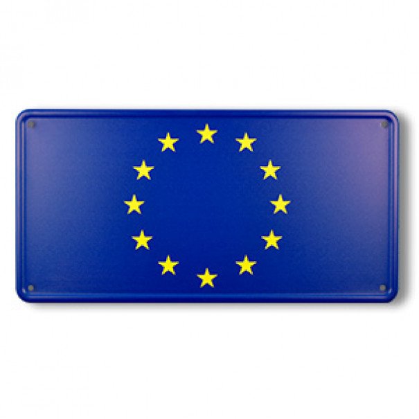 Cedule plechová Promex vlajka Evropská unie (EU)