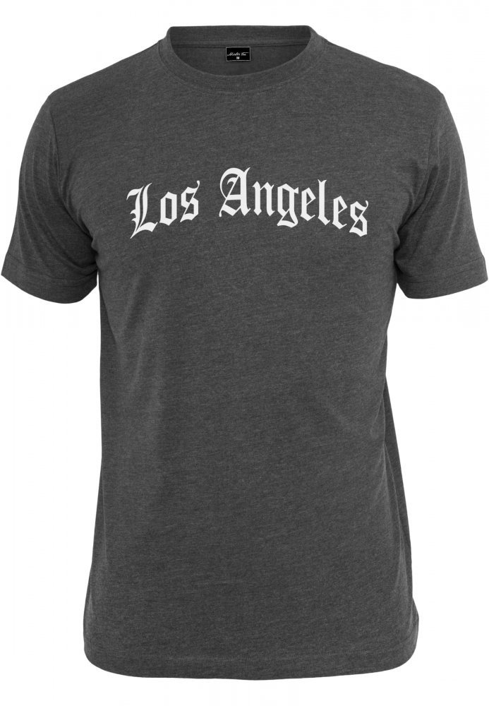 Los Angeles Wording Tee - charcoal L