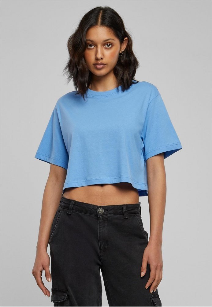 Ladies Short Oversized Tee - horizonblue 3XL
