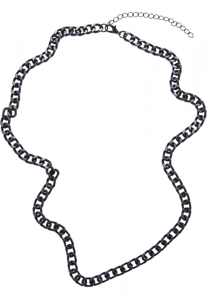 Long Basic Chain Necklace - black