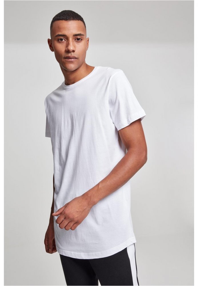 Shaped Long Tee - white 2XL