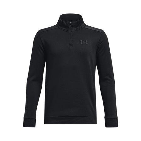 Under Armour Chlapecká fleecová mikina Armour Fleece 1/4 Zip, Černá, 122, –, 127