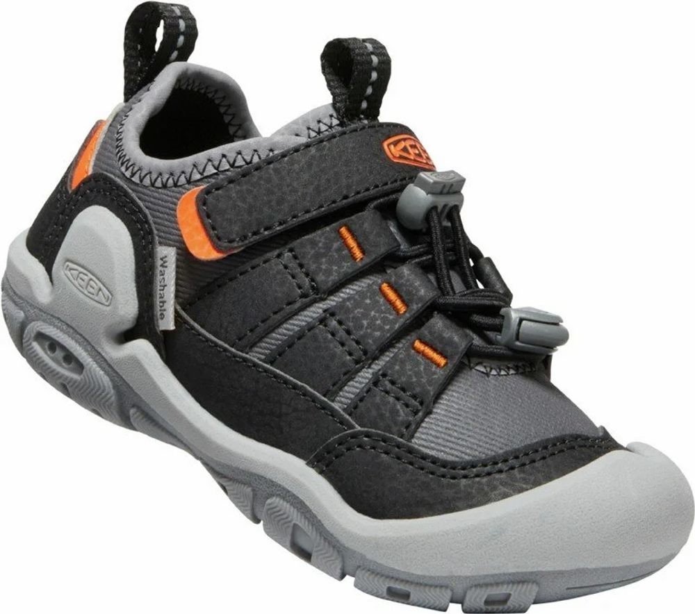 sportovní celoroční obuv KNOTCH HOLLOW DS Steel Grey/Safety Orange, Keen, 1025884 - 27/28