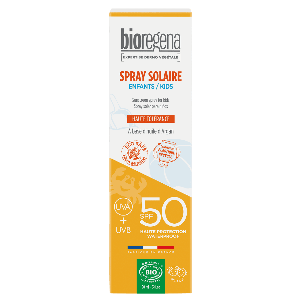 BIOREGENA Organický sprej na opalování SPF 50 pro děti 90 ml BIO