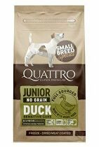 QUATTRO Dog Dry SB Junior Kachna 7kg 3 + 1 ZDARMA
