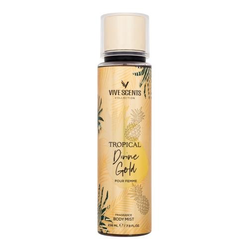 Vive Scents Tropical Divine Gold 236 ml tělový sprej pro ženy