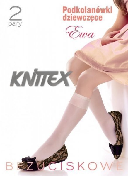 Knittex Kids Line Ewa 20 den A'2 Dívčí podkolenky 18-22 cm naturel