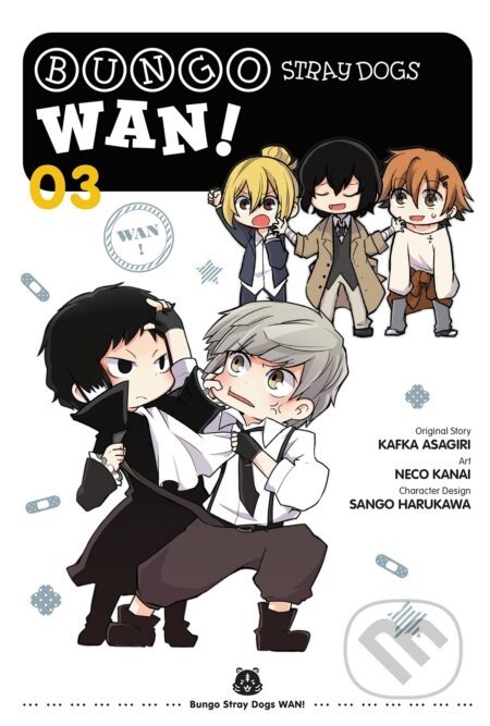 Bungo Stray Dogs: Wan! 3 - Kafka Asagiri, Sango Harukawa (ilustrátor), Neco Kanai (ilustrátor)