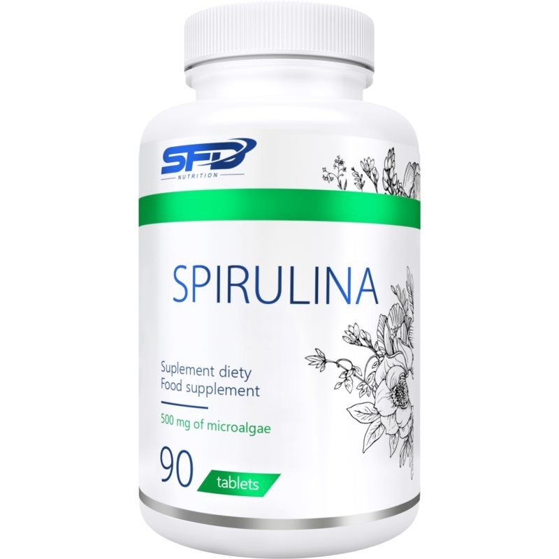 SFD Nutrition Spirulina tablety pro detoxikaci organismu a podporu imunity 90 tbl