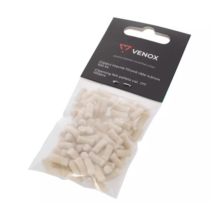 Venox Filcové čištění hlavně Venox 4,5 mm 100ks