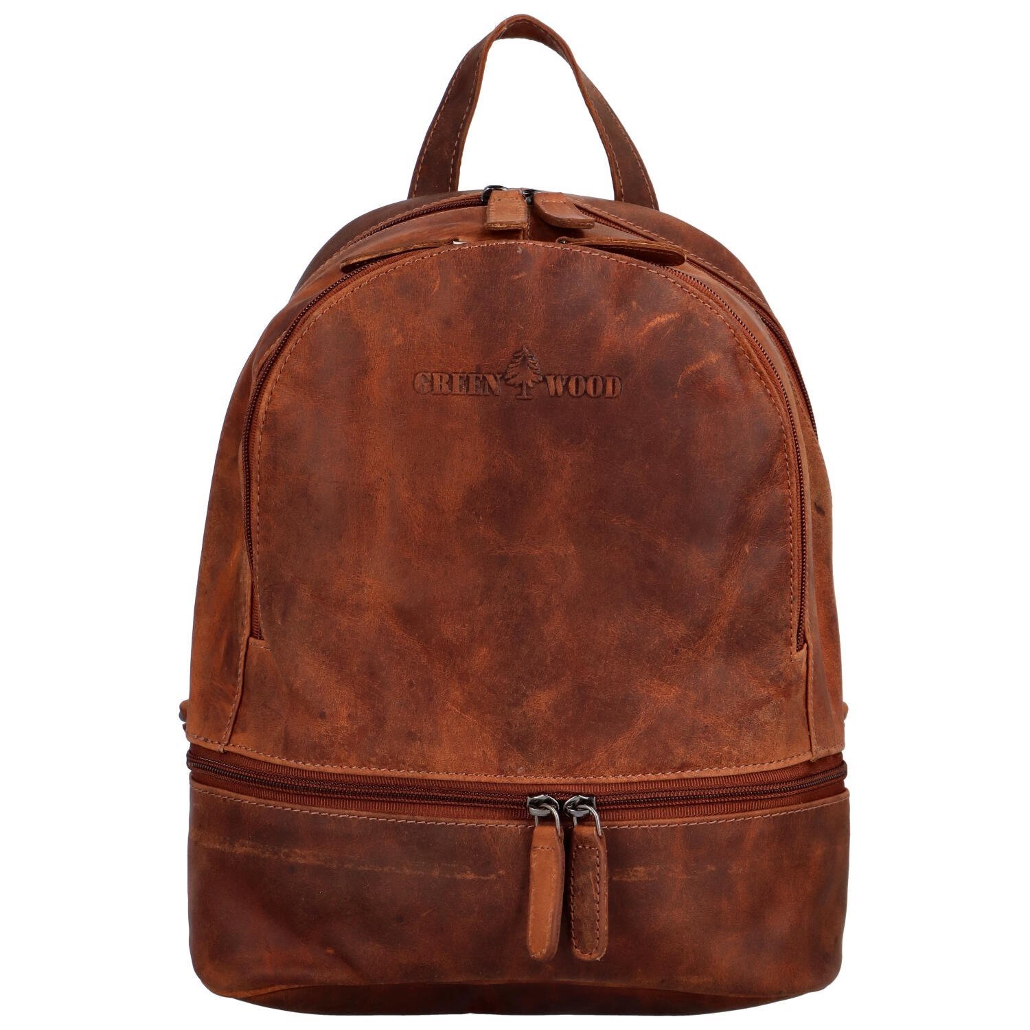 Nadčasový městský batoh Elie, světle hnědá