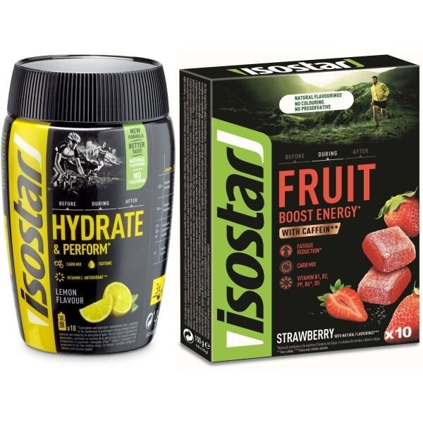 Isostar HYDRATE PERFORM 400 G CITRON + ŽELÉ ZDARMA Isotonický nápoj + energy želé, , velikost UNI